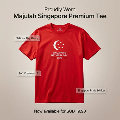 Majulah Singapore Premium Tee